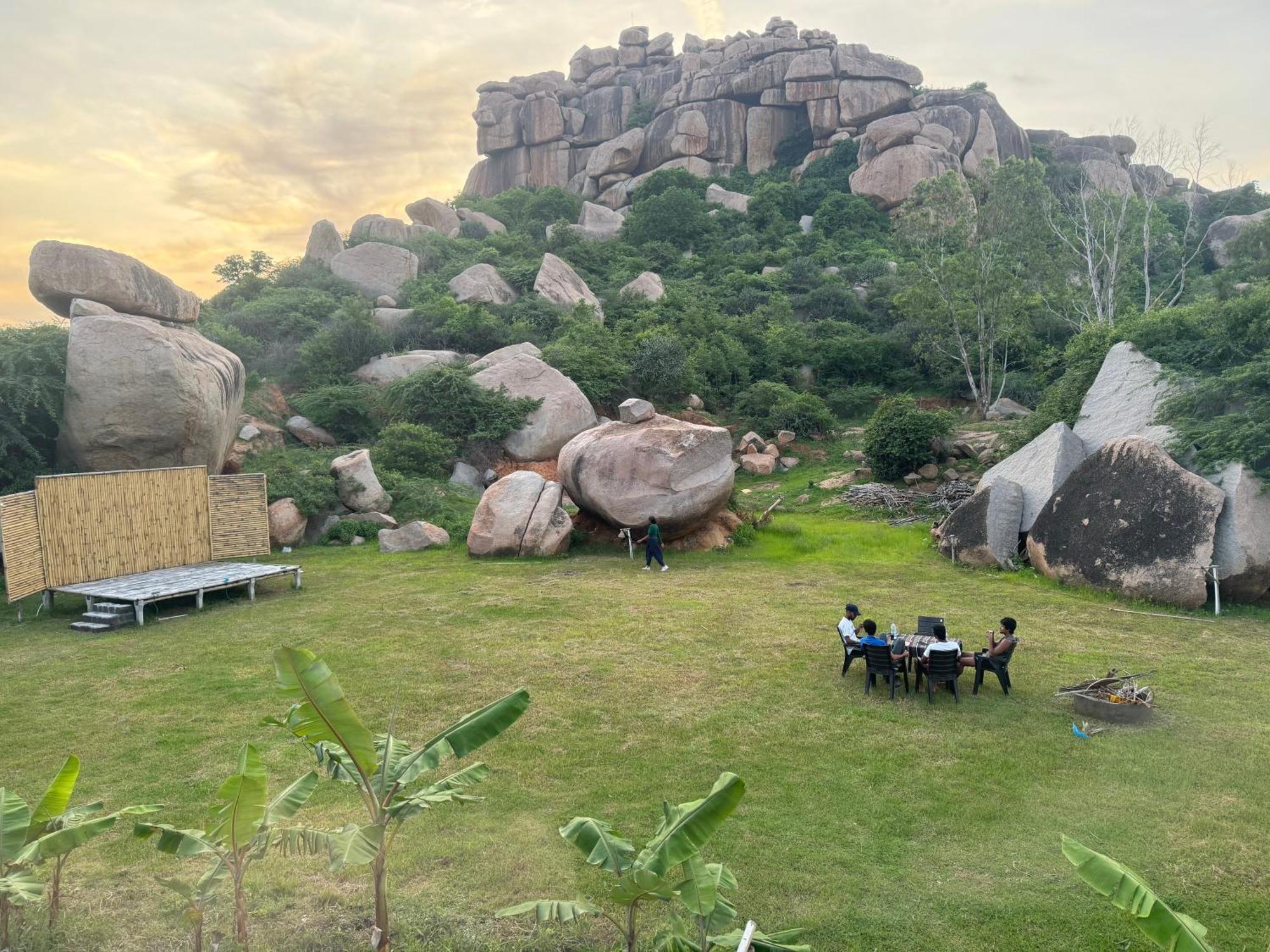 Hill Stone View Hampi Hotel Exterior photo